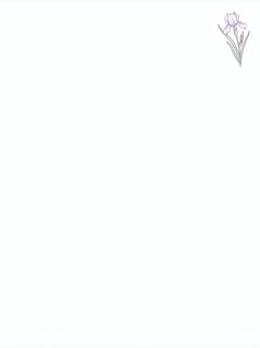 Iris Flower Line Art