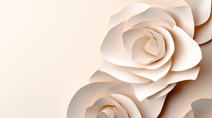 Delicate Paper Rose Arrangement
