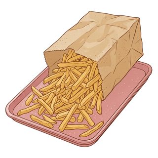 french fries bag