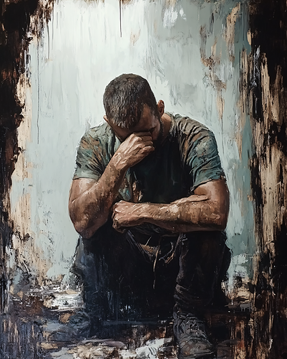 Depressed Soldier