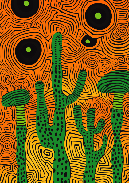 Desert Cacti Pattern
