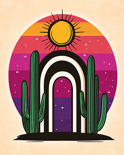 Desert Sunset Archway