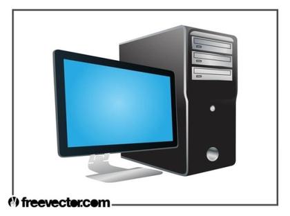 Desktop Computer Free Vector