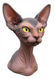 sphynx cat portrait