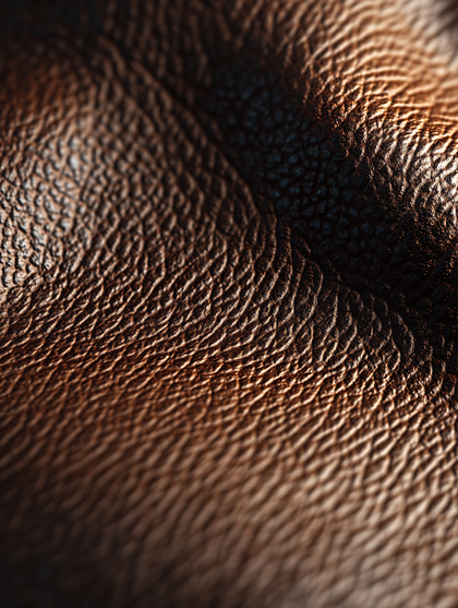 Detailed Brown Leather Texture