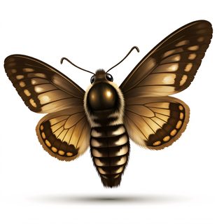 brown moth insect