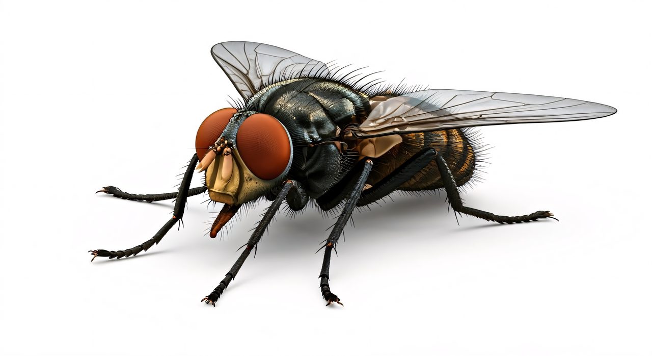 housefly close up