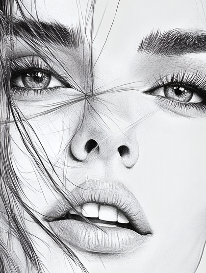 Detailed Face Sketch