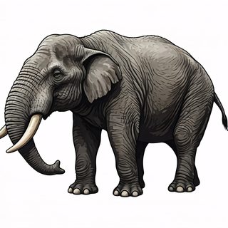 majestic elephant portrait