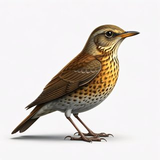 song thrush illustration