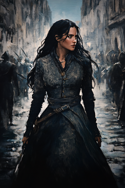 Determined Warrior Woman
