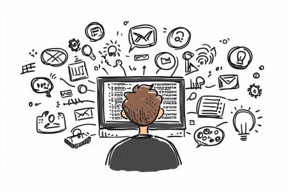 Developer Working with Creative Ideas