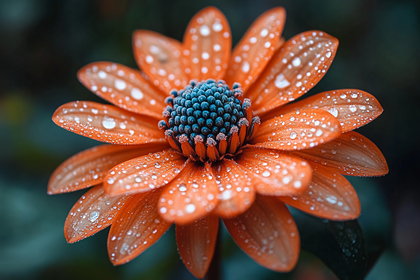 Dew Kissed Orange Daisy
