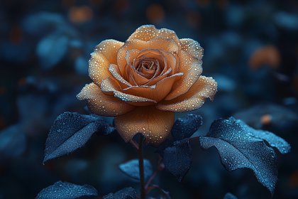 Dew Kissed Orange Rose