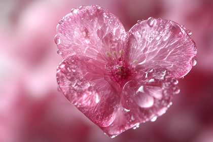 Dew Kissed Pink Petal