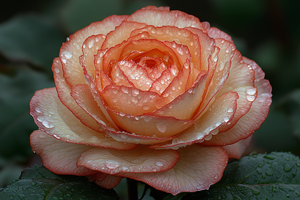 Dew Kissed Rose Blossom