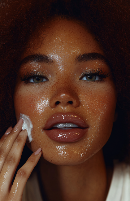 Dewy Skin Beauty Portrait