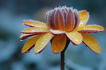 Dewy Yellow Bloom