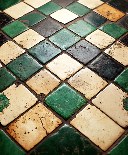 Diamond Tile Floor