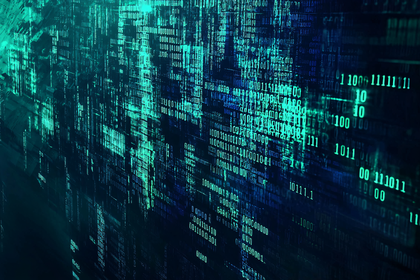 Digital Binary Code Matrix
