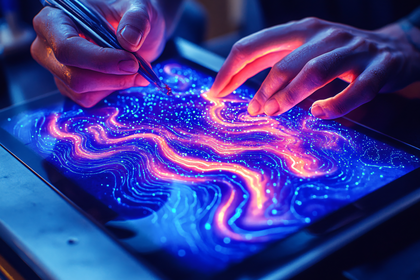 Digital Designer Abstract Flow