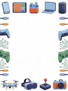 tech-gadget-border