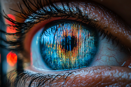 Digital Eye with Data Reflection
