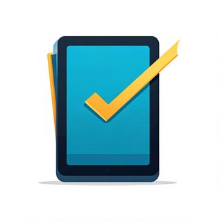 tablet success icon