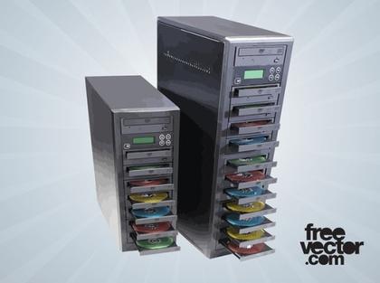 Disc Duplicators Free Vector