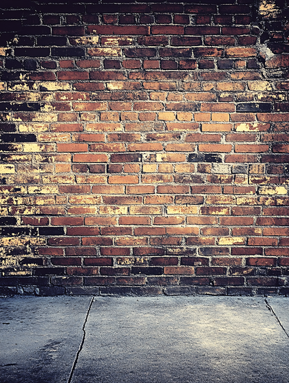 Distressed Brick Wall