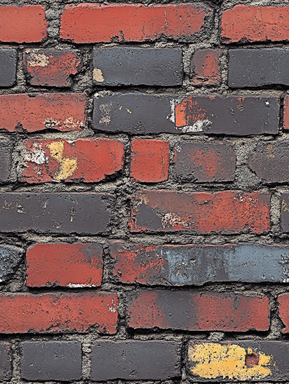 Distressed Brick Wall
