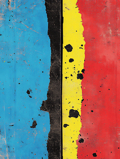 Distressed Color Block Texture