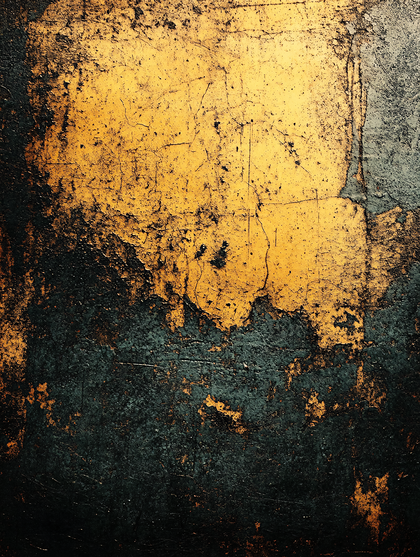 Distressed Gold and Green Texture