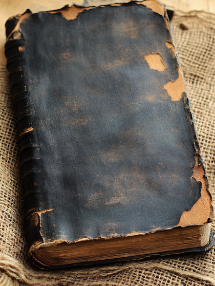Distressed Leather Book