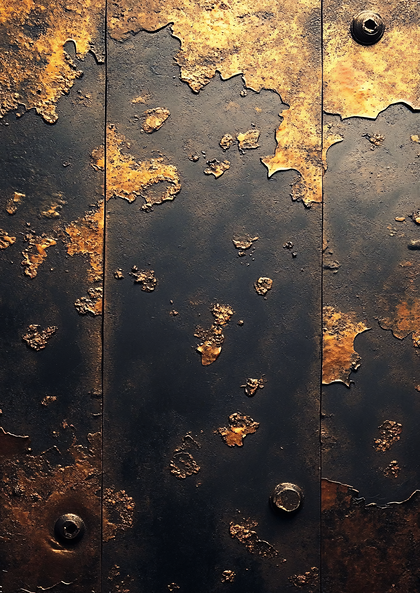 Distressed Metal Panel Texture