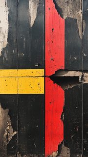Distressed Painted Wall