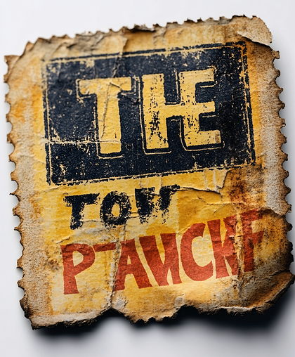 Distressed Vintage Text Label