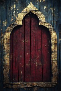 Distressed Wood Arch
