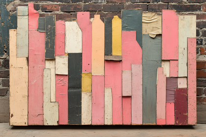 Distressed Wooden Panel