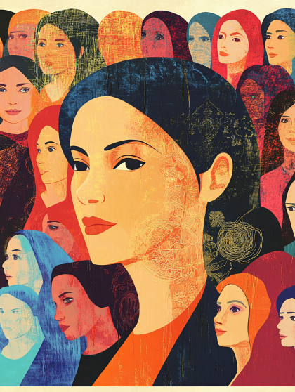 Diverse Women Crowd