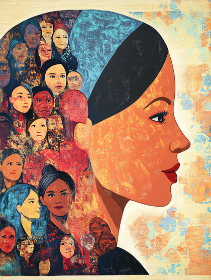 Diverse Women United in Thought