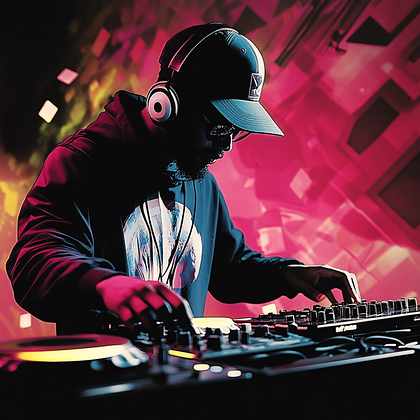 Dj Performance At Night