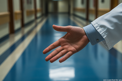 Doctor Handshake in Hospital
