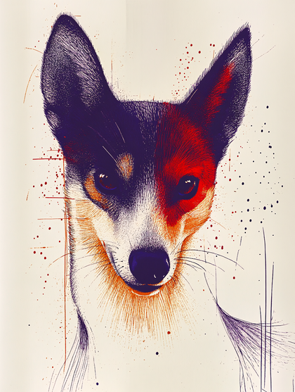 Dog Portrait Illustration