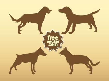 Dogs Free Vector