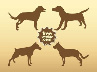 Dogs Free Vector