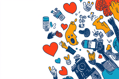 Doodle Delight: Capturing Moments with Love