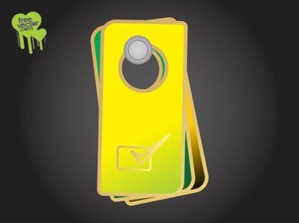 Door Hangers Free Vector