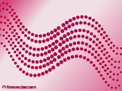 Dots Wave Free Vector