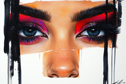 Dramatic Eye Makeup Art